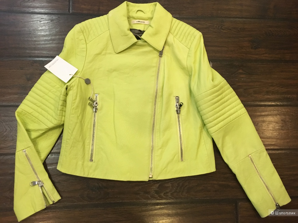 Кожаная куртка-косуха J BRAND, размер L, на рос. 48
