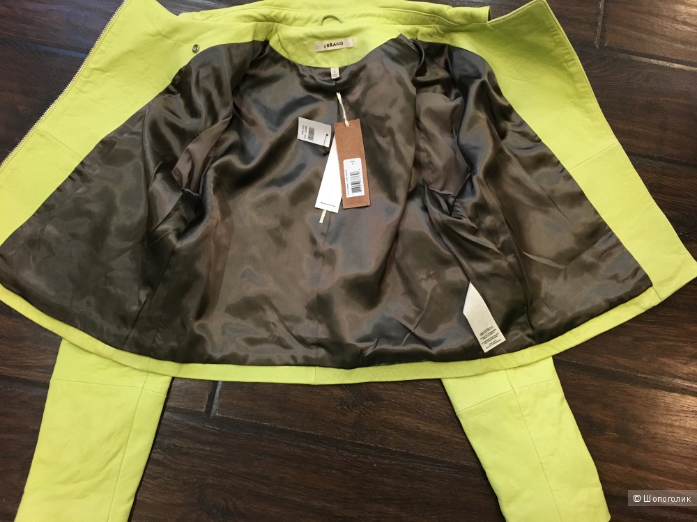 Кожаная куртка-косуха J BRAND, размер L, на рос. 48