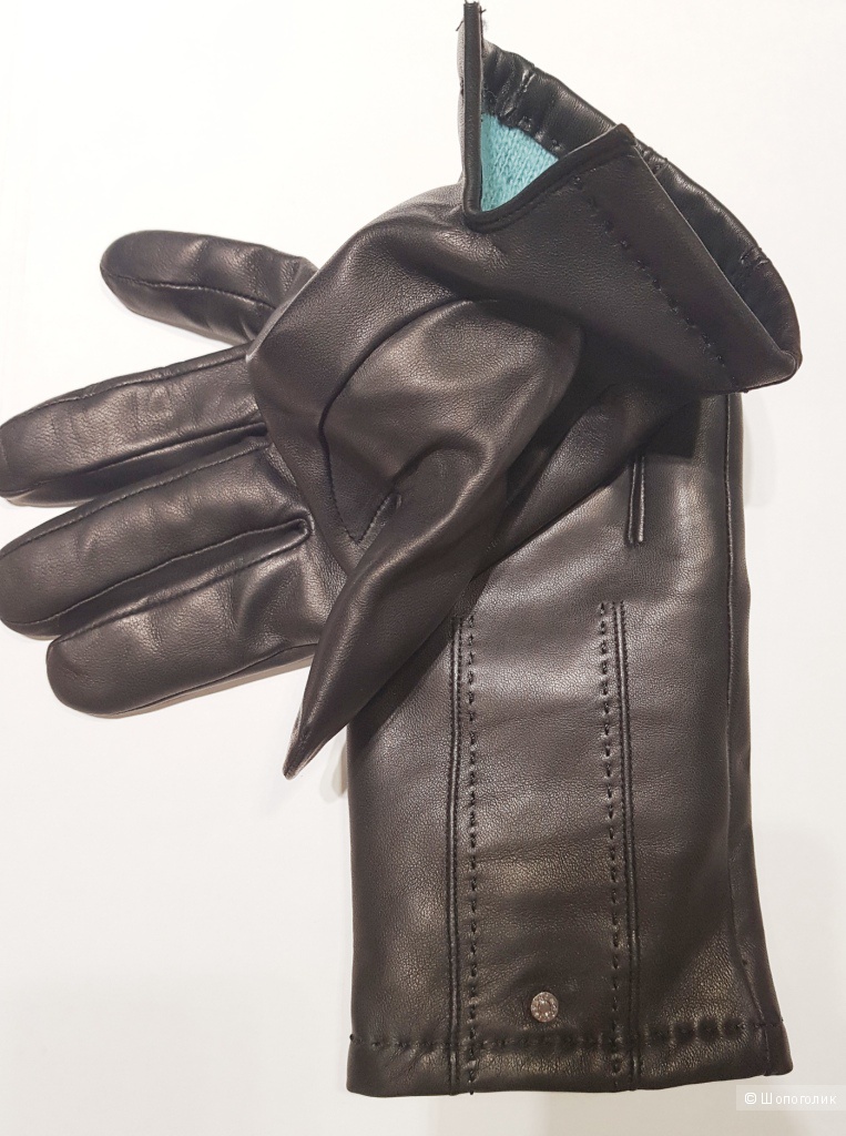 TIFFANY мужские кожаные перчатки р.9.5