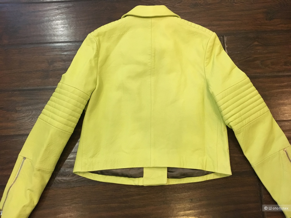 Кожаная куртка-косуха J BRAND, размер L, на рос. 48