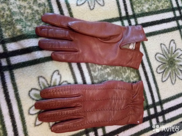 Перчатки натуральная кожа, 7 размер