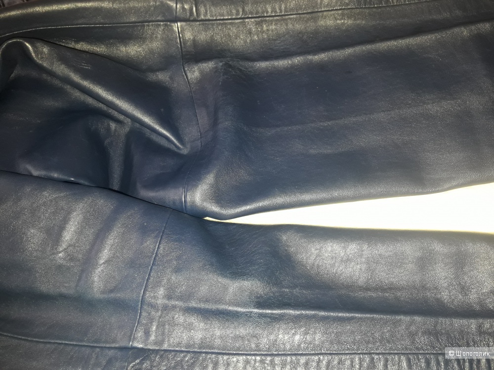Женские кожаные брюки размер 44-46