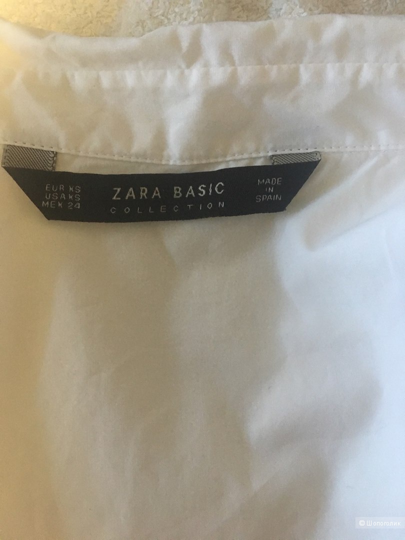 Рубашка с жемчугом ZARA XS