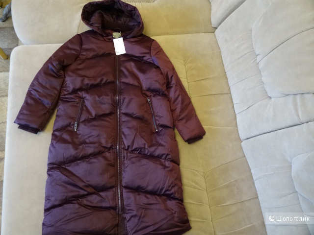 Длинное дутое пальто Asos, размер 42-44, на рос. 48-50