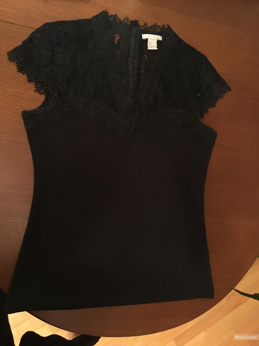 Блуза с кружевом H&M размер S