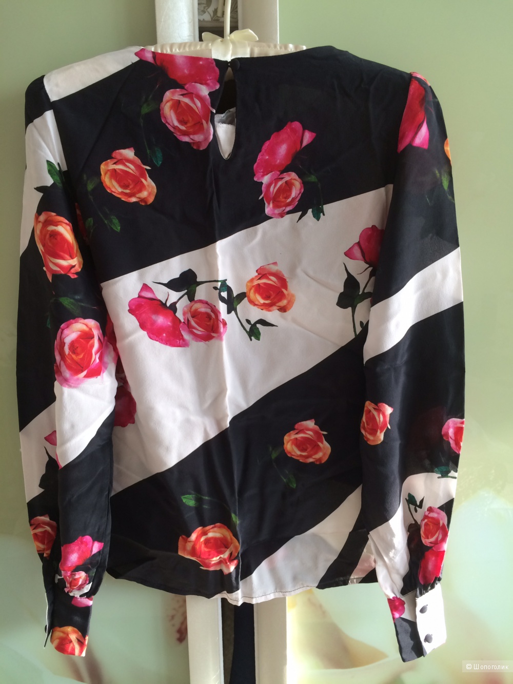 Шёлковая блуза Love Republic, размер 42