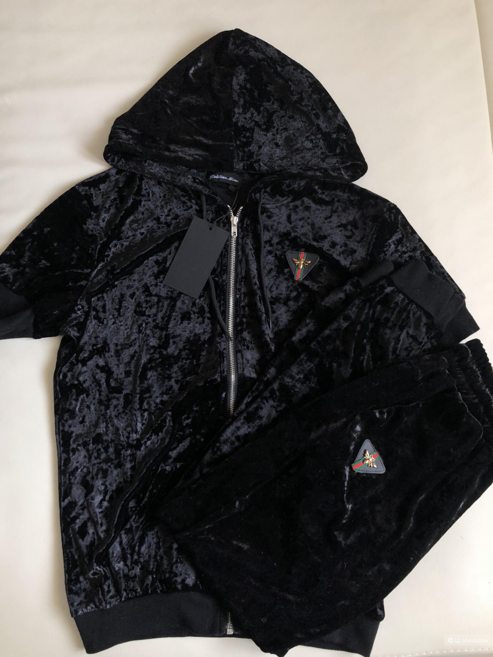 Костюм Gucci велюровый, oversize