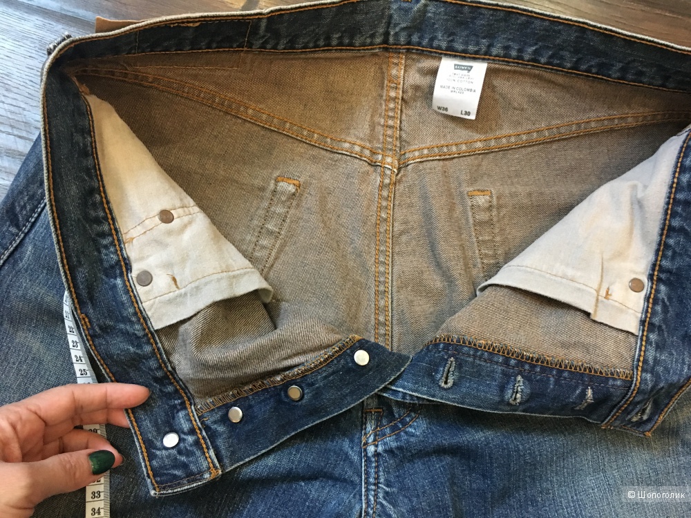 Джинсы-бойфренды Reclaimed Vintage Revived Levis, р. 48 (W36/L30