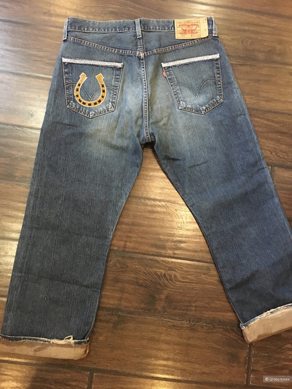 Джинсы-бойфренды Reclaimed Vintage Revived Levis, р. 48 (W36/L30