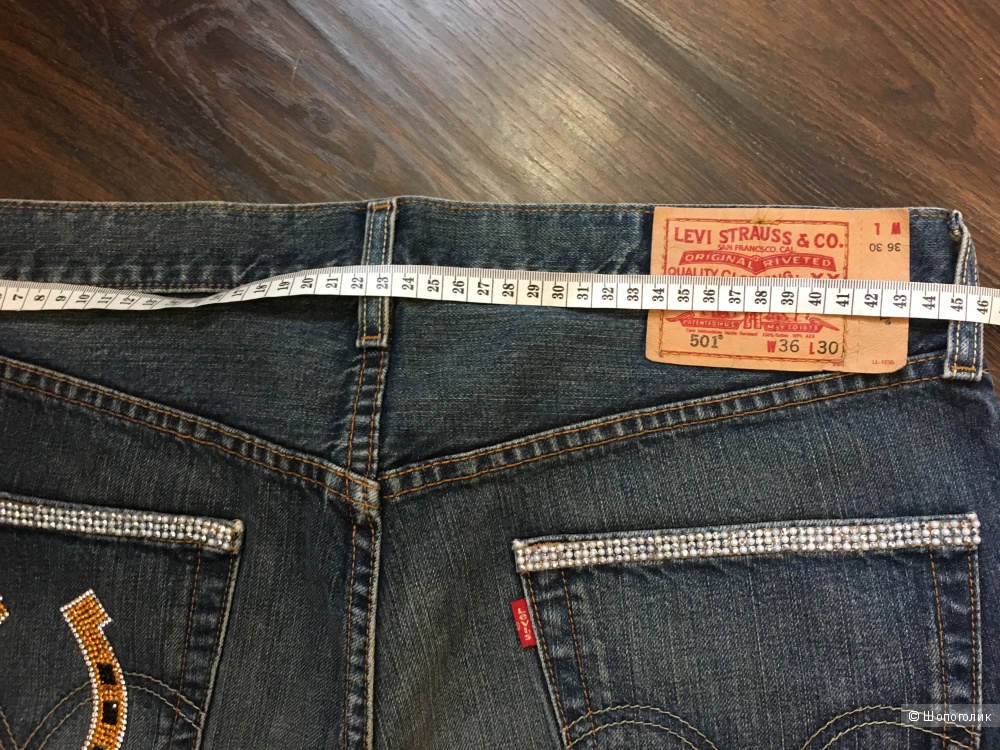 Джинсы-бойфренды Reclaimed Vintage Revived Levis, р. 48 (W36/L30