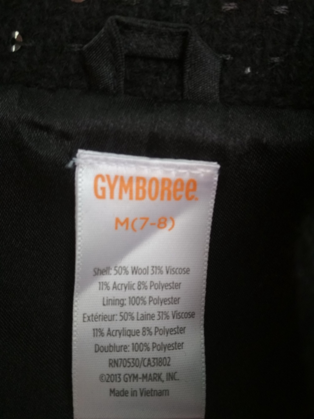 Пальто детское Gymboree p.7-8