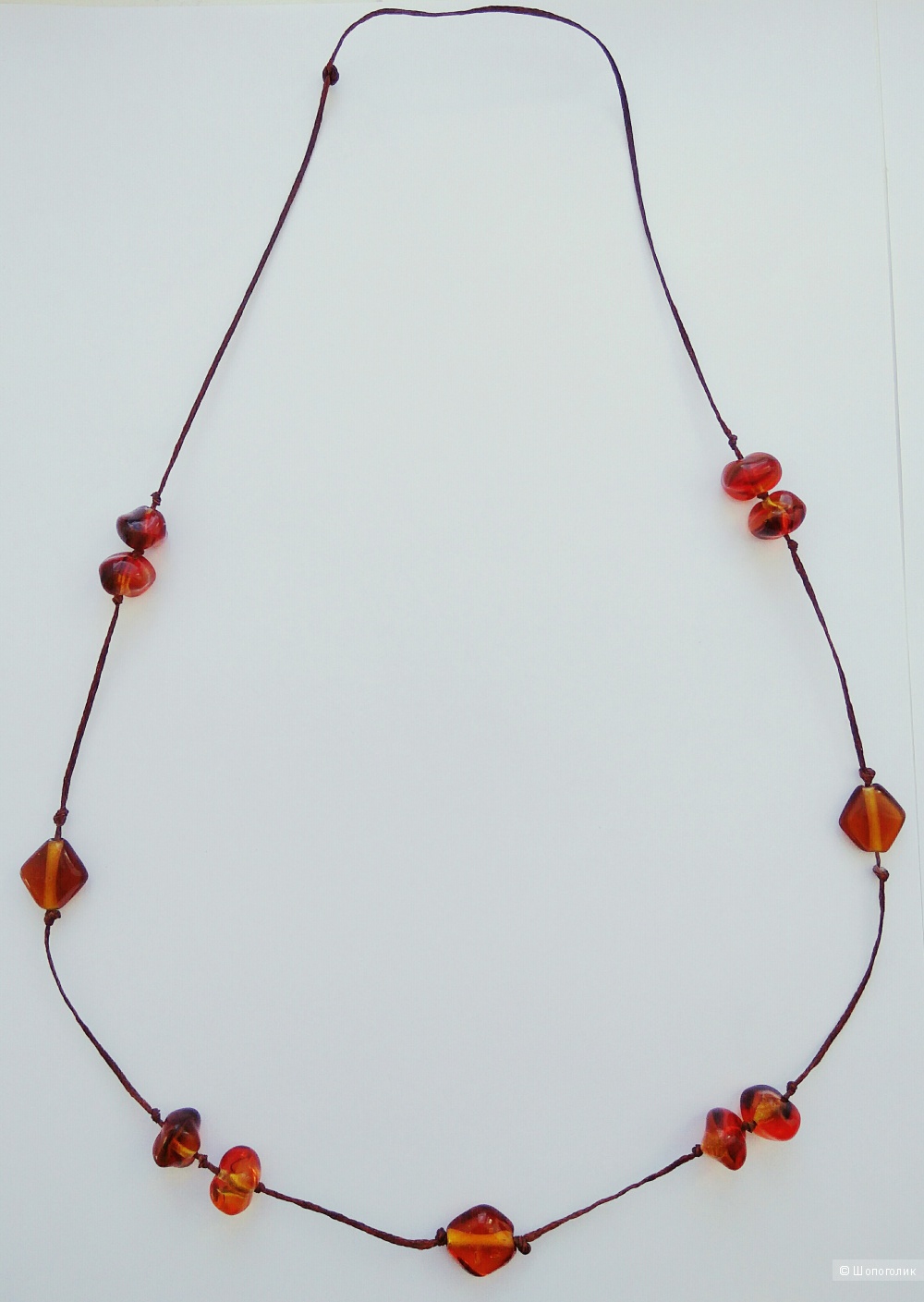 Ожерелье из чешских бусин