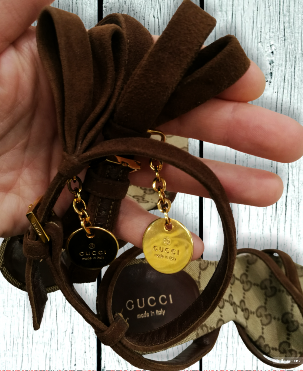 Gucci. Босоножки. 36,36/5
