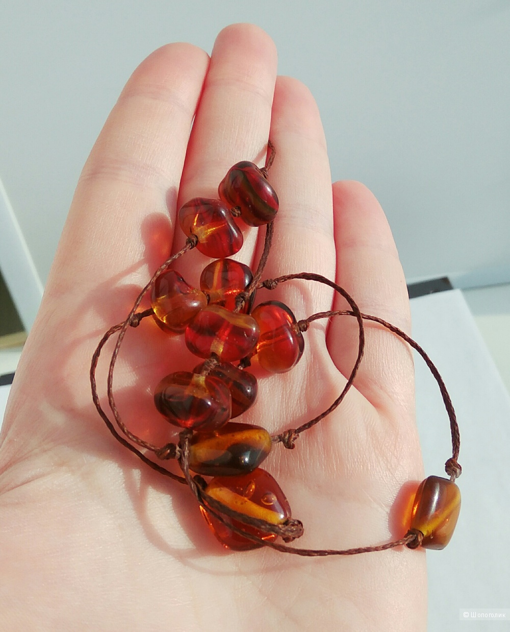 Ожерелье из чешских бусин