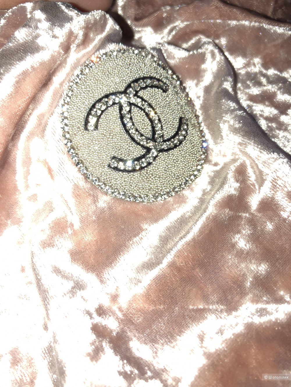 Костюм велюровый Chanel, oversize