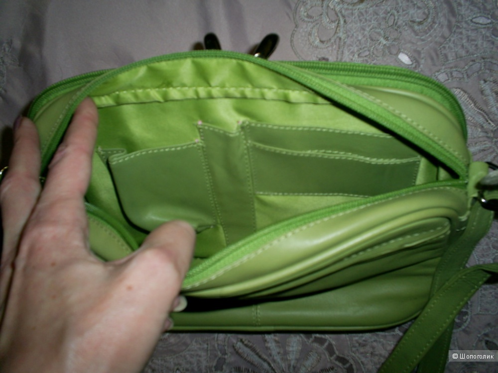 Кожаная сумка кросс-боди от Nova Leather.