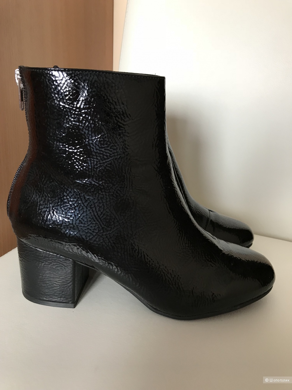 Лакированные ботильоны New Look 39 eur 6 UK.
