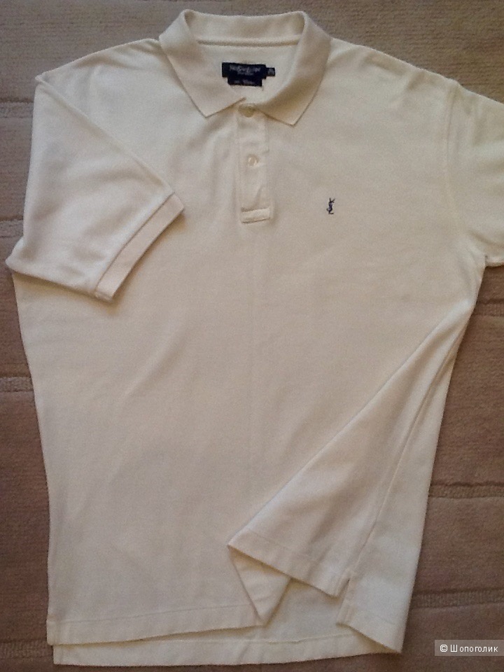 Рубашка Polo logo YSL,размер XL