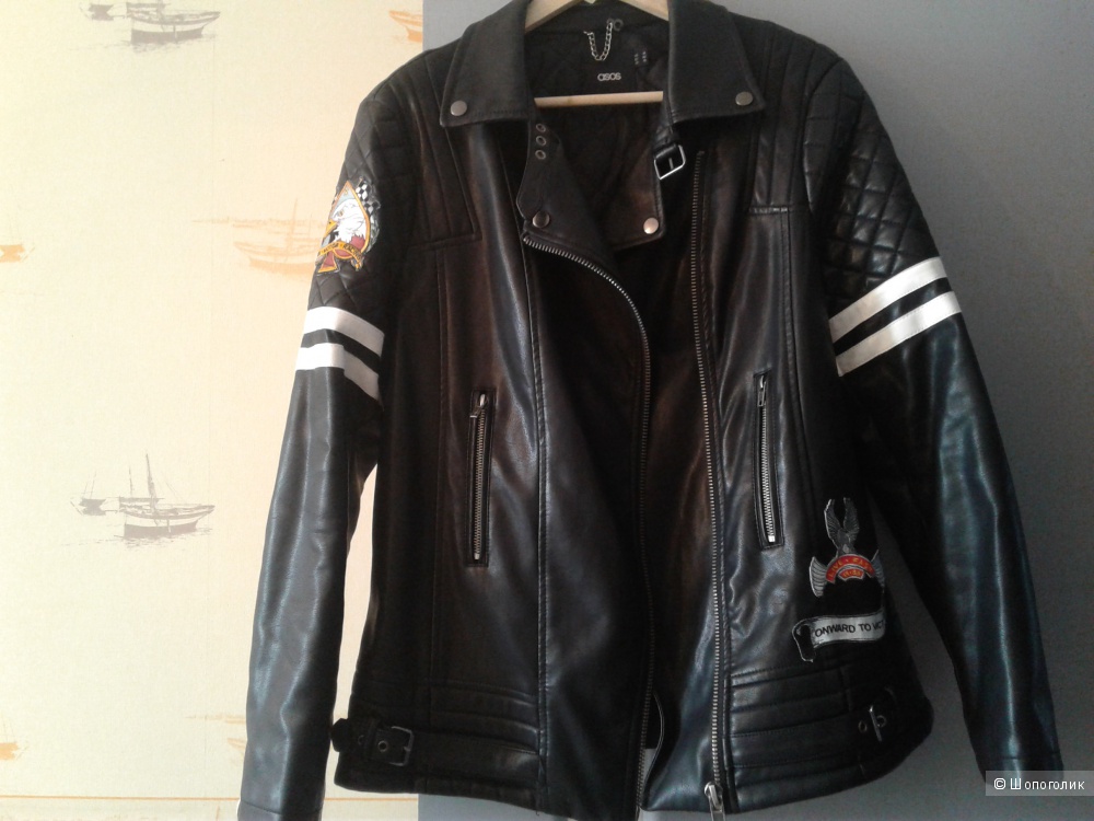 Байкерская куртка ASOS. Размер UK 14 eu 42 US 10