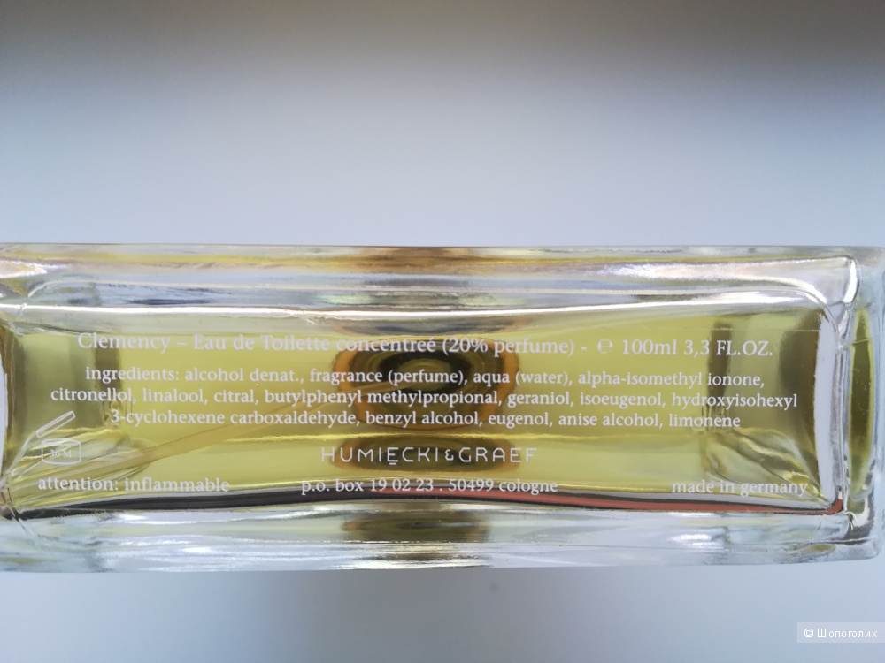 Clemency, Humiecki & Graef (Eau de toilette,concentre 20%), 100 мл