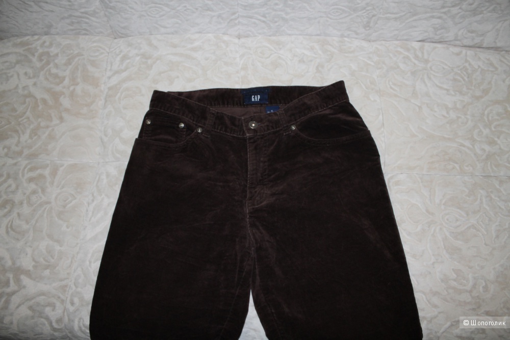 Велюровые  брюки бренда GAP, размер 48-50-52