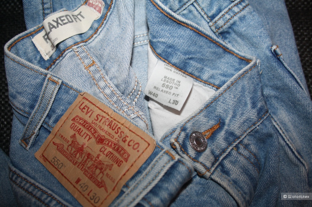 Джинсы Levis 550 W40 L30 размер 54 (52) XXXL