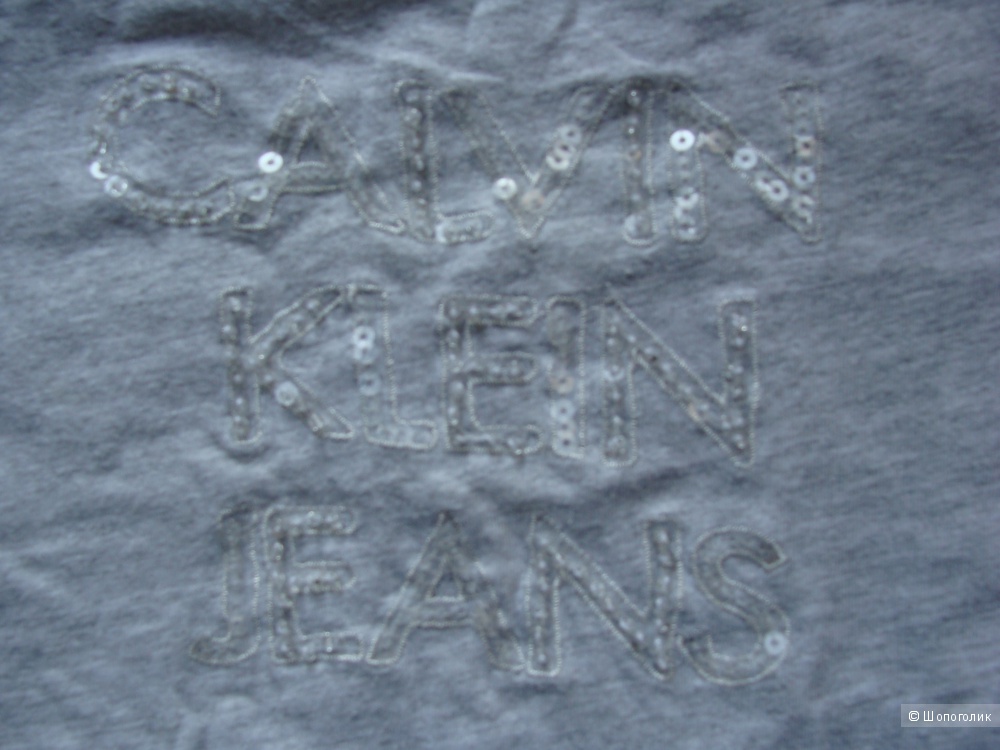 Серая футболка Calvin Klein Jeans размер xs-s