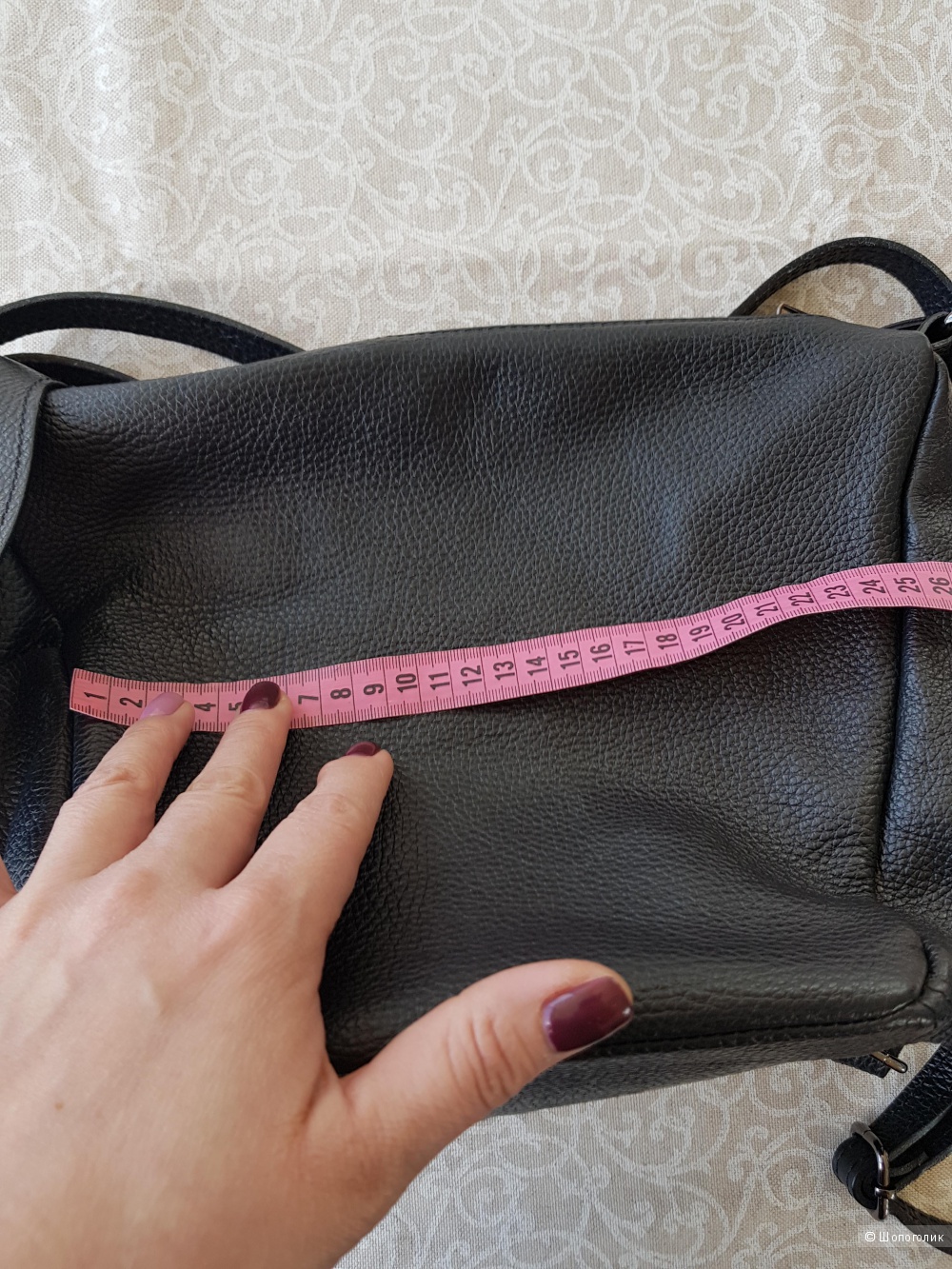 Рюкзак-сумка цвет черный LAURA DI MAGGIO