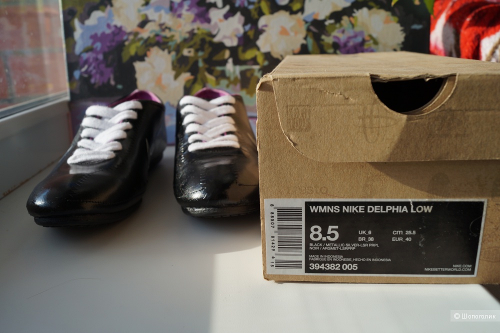 Кожаные кроссовки WMNS NIKE DELPHIA LOW р.39