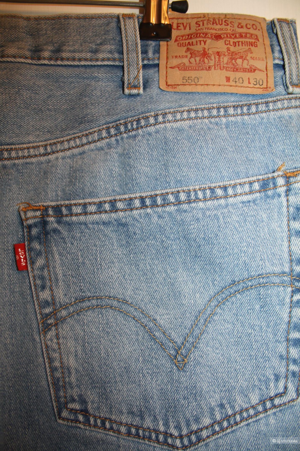 Джинсы Levis 550 W40 L30 размер 54 (52) XXXL