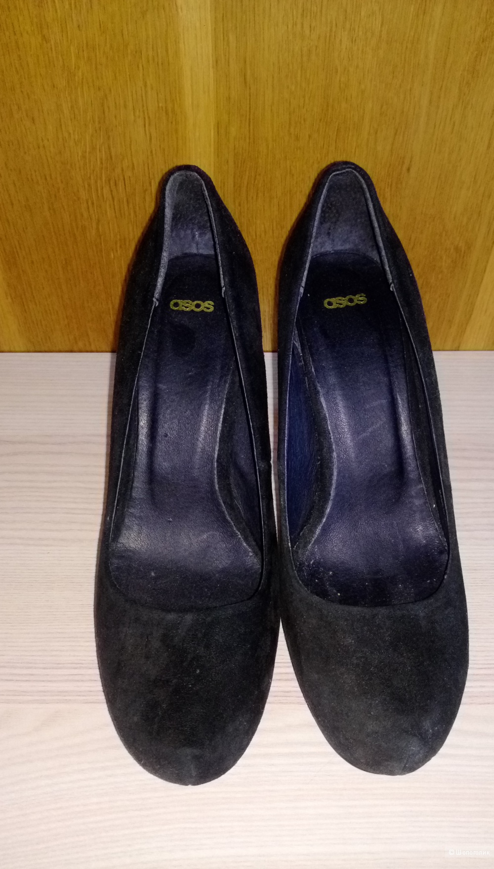 Туфли ASOS, чёрные, размер UK6