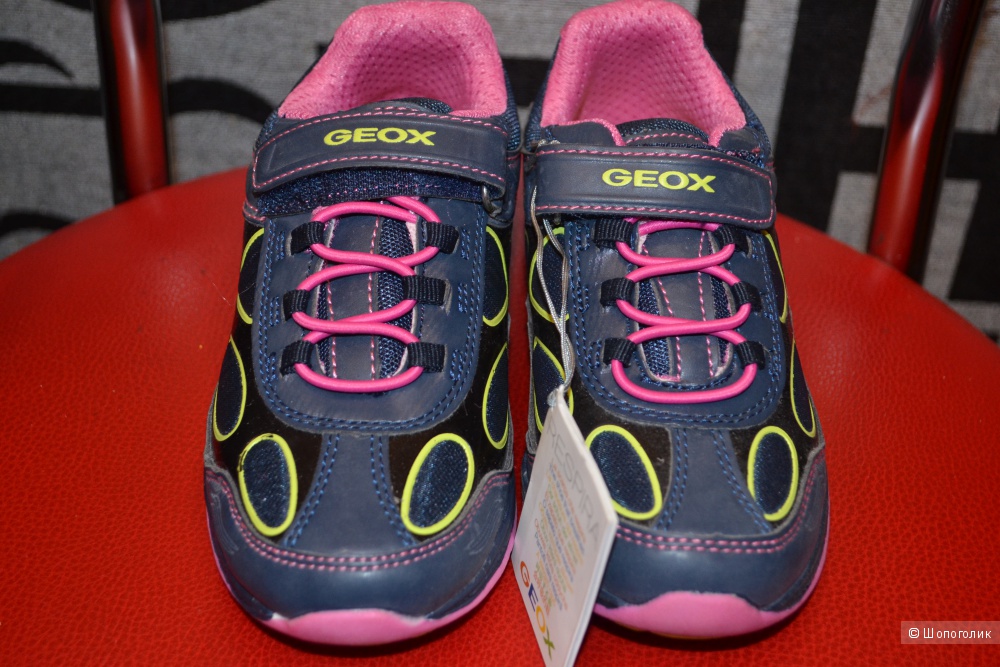 Кроссовки для девочки, Geox, р.28