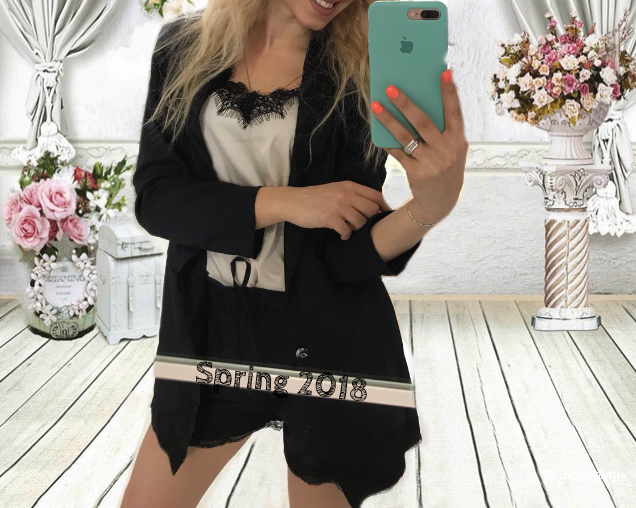 Костюм шорты Dolce Gabbana, M, темно-синий