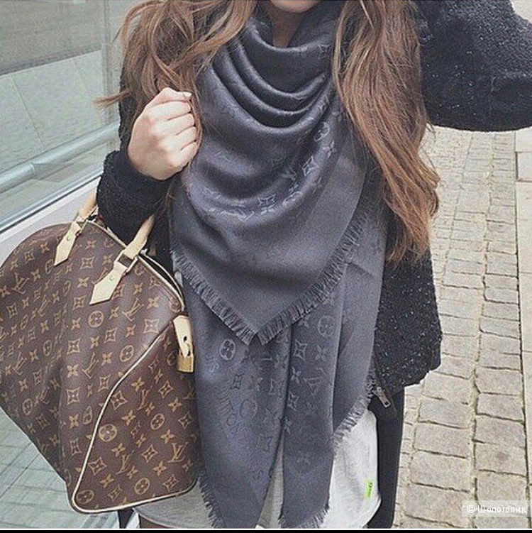 Шаль Louis Vuitton gray, 140/140