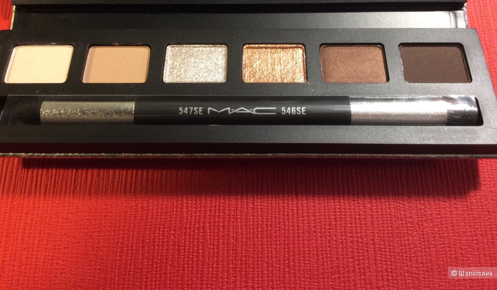 Палетка теней MAC SNOW BALL EYE COMPACT ROSE GOLD (в подарок помада cyber)