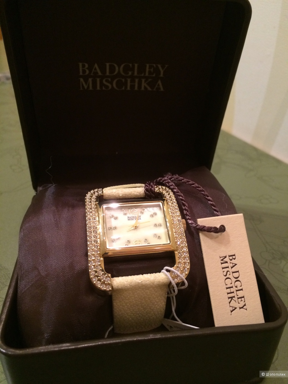 Часы Badgley Mischka Analog Casual Watch Quartz Weiß Damen BA-1082IMIV