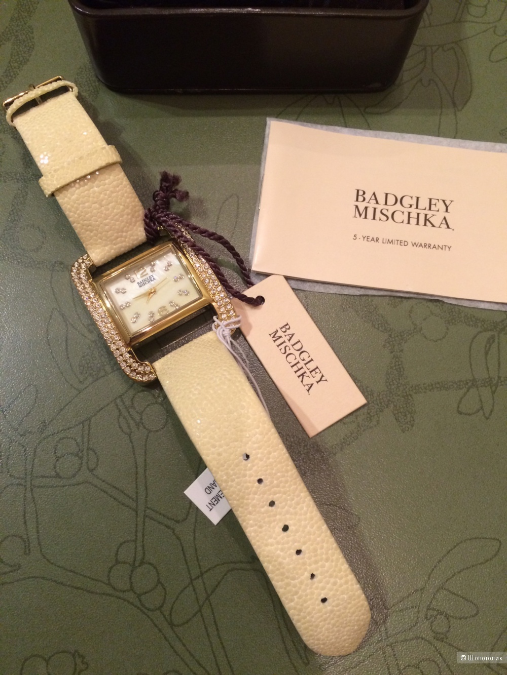Часы Badgley Mischka Analog Casual Watch Quartz Weiß Damen BA-1082IMIV