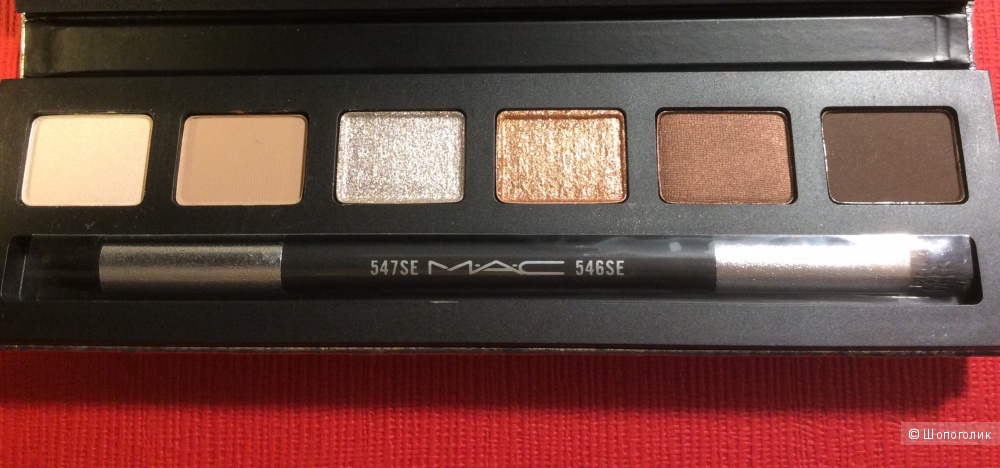 Палетка теней MAC SNOW BALL EYE COMPACT ROSE GOLD (в подарок помада cyber)