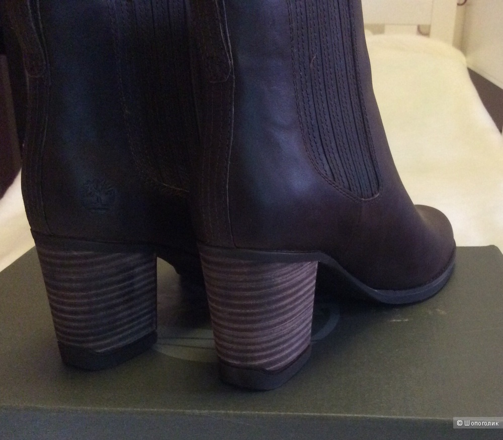Ботинки Timberland WOMEN'S ATLANTIC HEIGHTS CHELSEA BOOTS, размер 37,5-38, натуральная кожа.