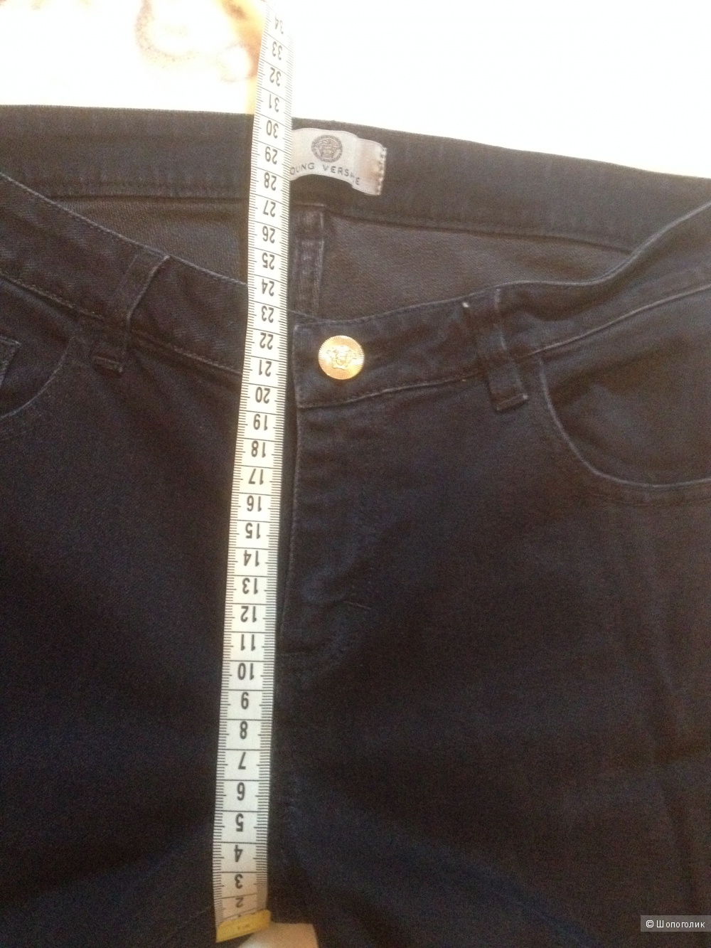 Джинсовые брюки VERSACE YOUNG, размер 15 Y