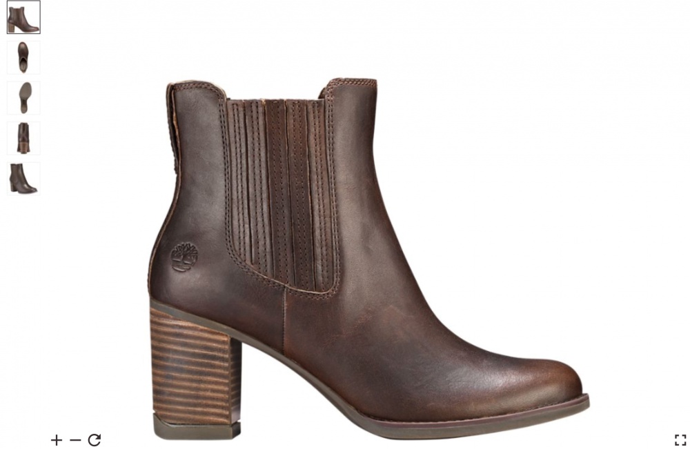Ботинки Timberland WOMEN'S ATLANTIC HEIGHTS CHELSEA BOOTS, размер 37,5-38, натуральная кожа.