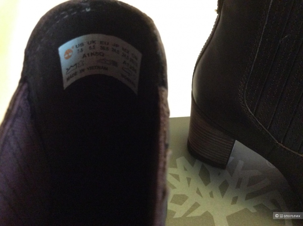 Ботинки Timberland WOMEN'S ATLANTIC HEIGHTS CHELSEA BOOTS, размер 37,5-38, натуральная кожа.