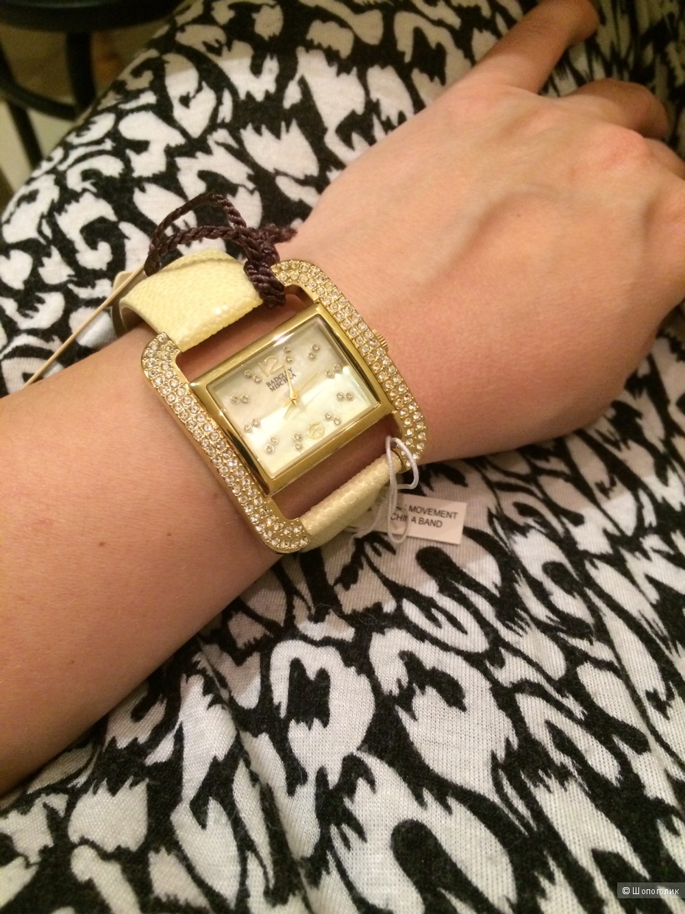 Часы Badgley Mischka Analog Casual Watch Quartz Weiß Damen BA-1082IMIV