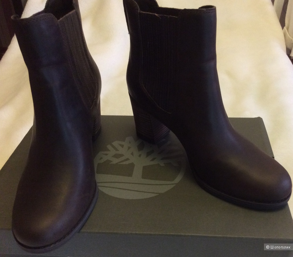 Ботинки Timberland WOMEN'S ATLANTIC HEIGHTS CHELSEA BOOTS, размер 37,5-38, натуральная кожа.