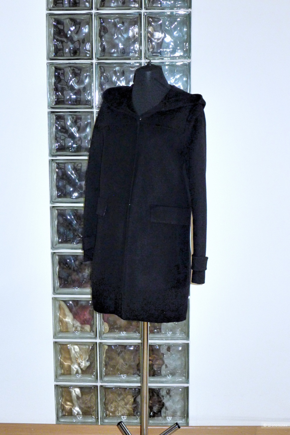 Пальто черное новое ZARA размер S