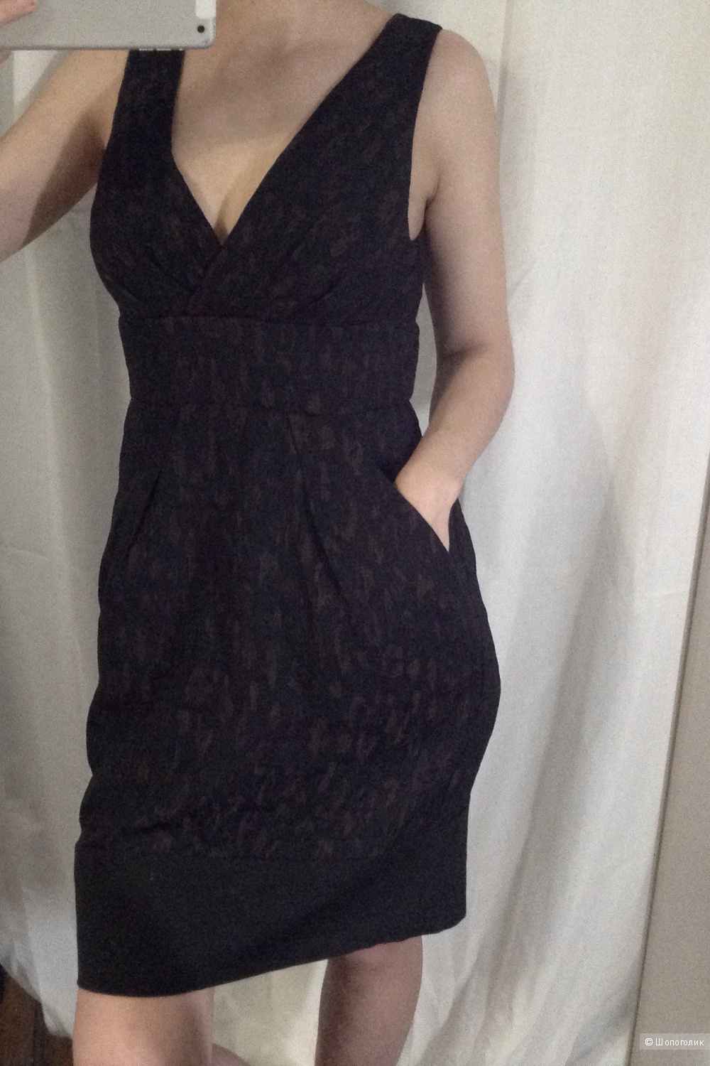 Жаккардовое платье Max Azria, S-M (6US)