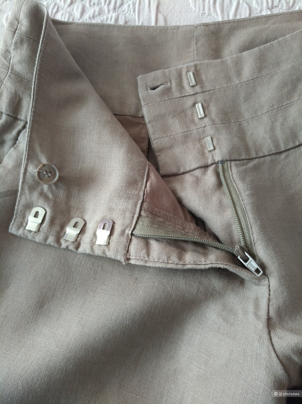 Льняные брюки H&M, EUR 34