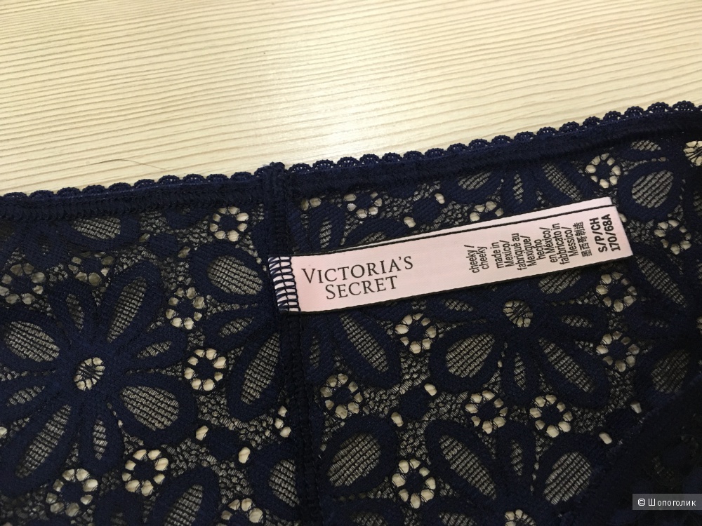 Кружевные трусики бикини, Victoria's Secret, размер S (сет из 3 штук)