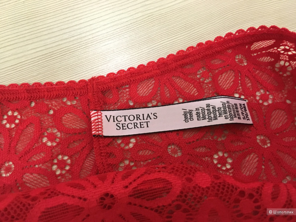 Кружевные трусики бикини, Victoria's Secret, размер S (сет из 3 штук)