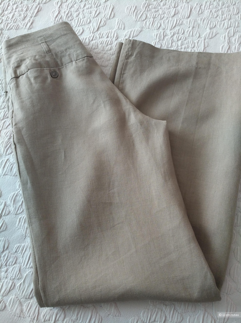 Льняные брюки H&M, EUR 34